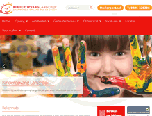 Tablet Screenshot of kinderopvanglangedijk.nl